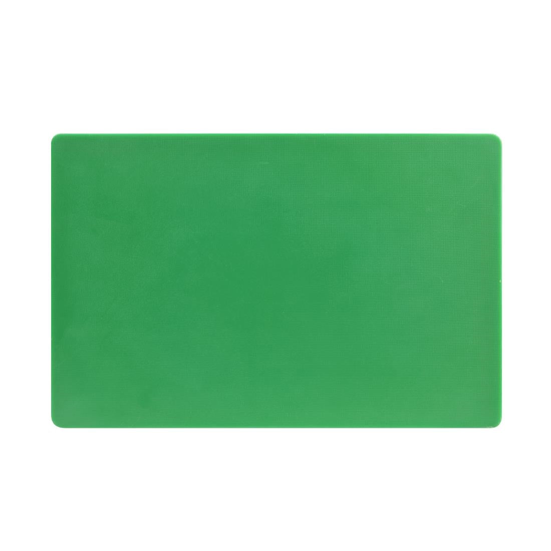 Hygiplas Extra Thick Low Density Chopping Board Green - 450x300x20mm • PAS-DM006