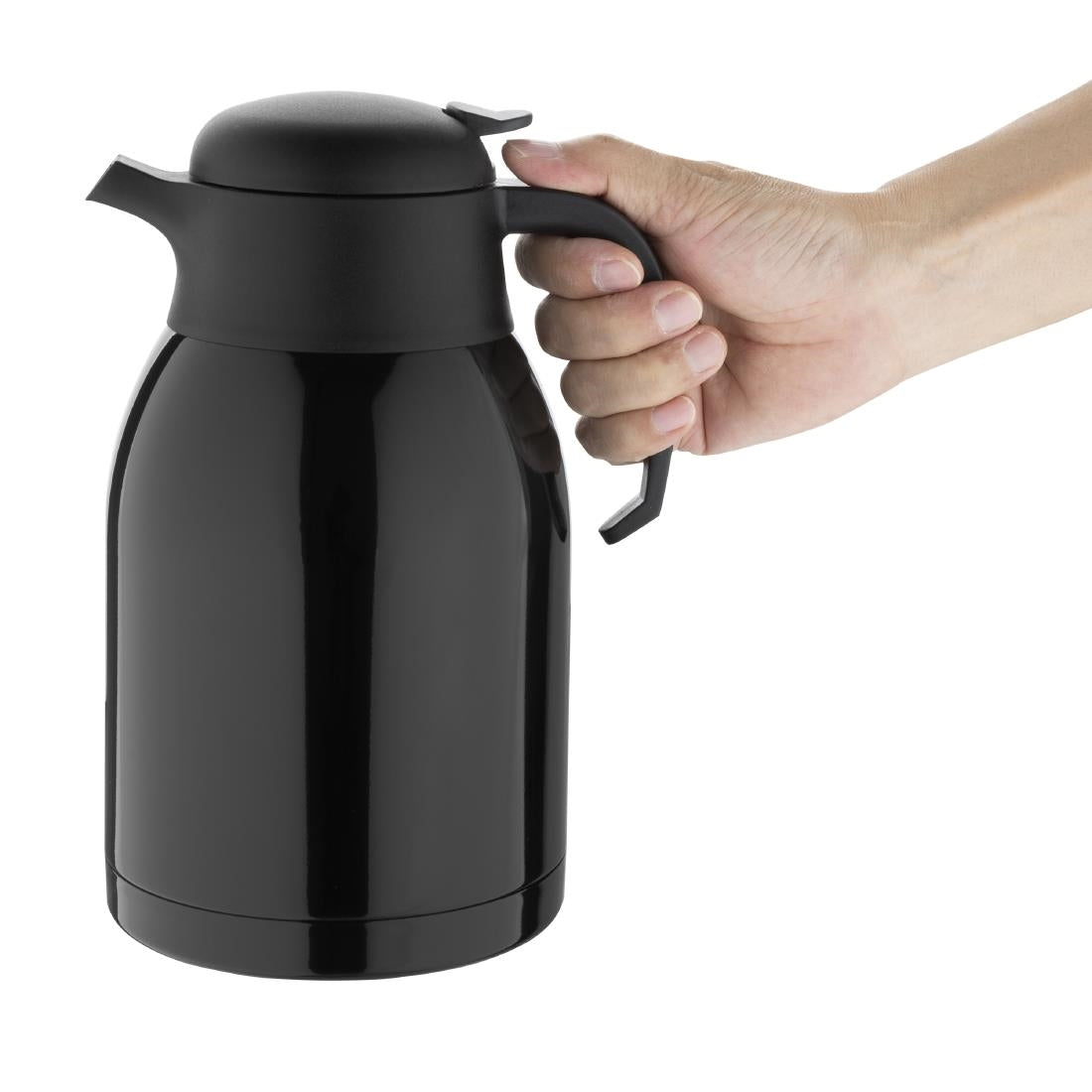 Olympia Vacuum Jug Black 2Ltr • PAS-DM184