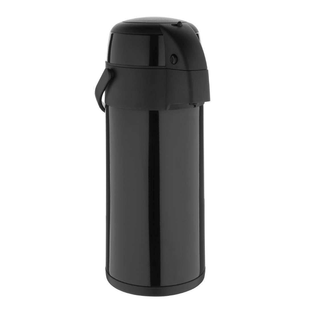 Olympia Pump Action Stainless Steel Double Wall Airpot Black • PAS-DM186
