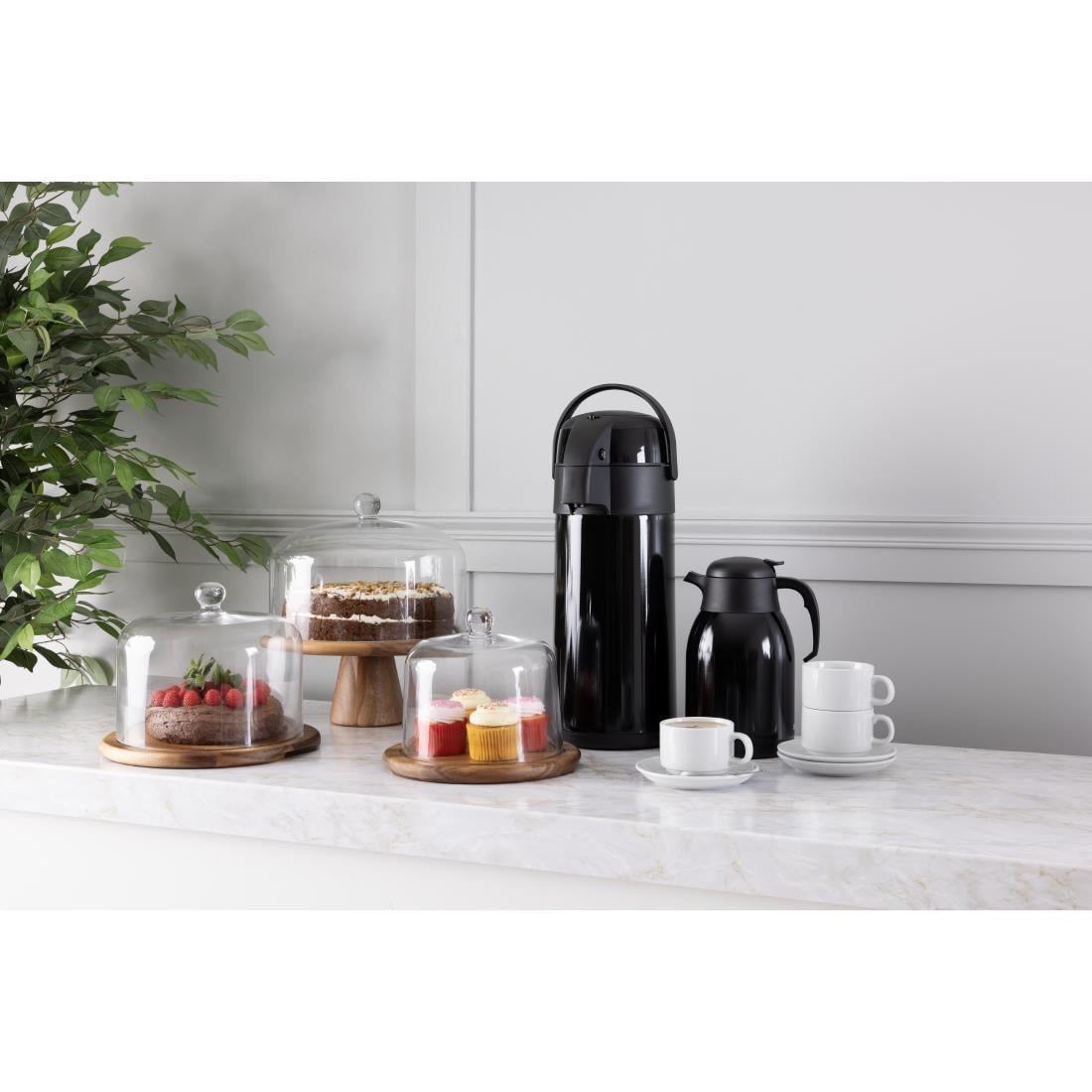 Olympia Vacuum Jug Black 2Ltr • PAS-DM184