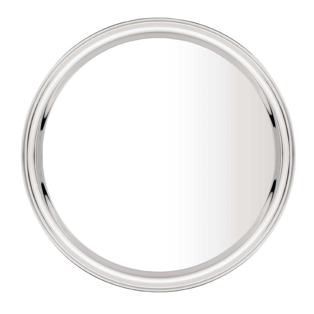 Olympia Stainless Steel Round Serving Tray 355mm • PAS-DM193