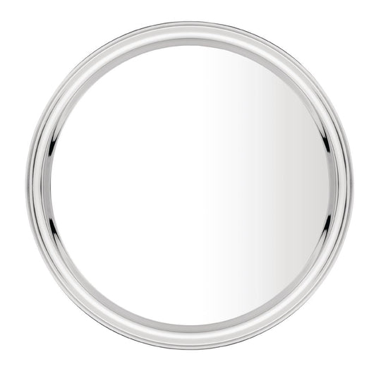 Olympia Stainless Steel Round Serving Tray 355mm • PAS-DM193