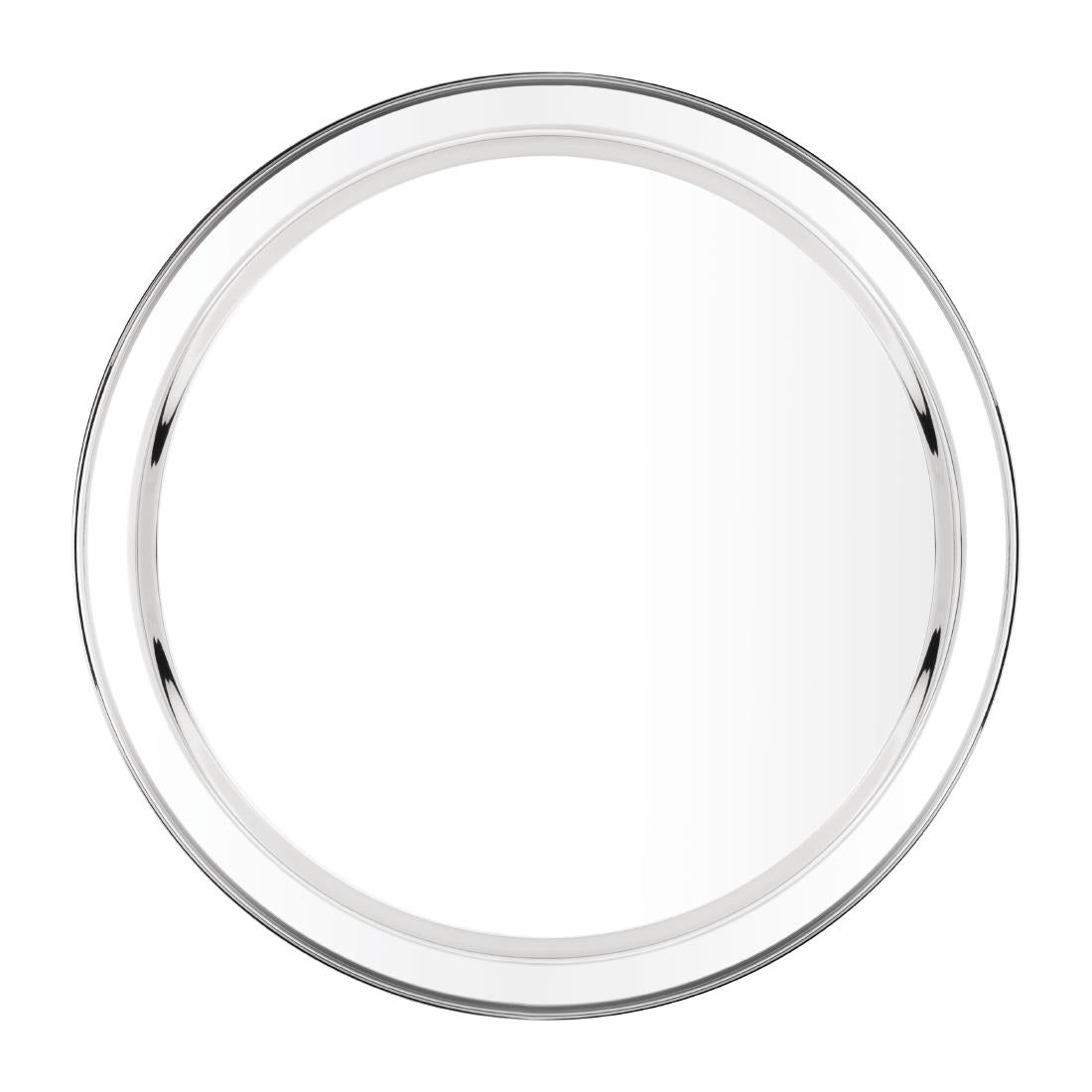 Olympia Stainless Steel Round Serving Tray 405mm • PAS-DM194