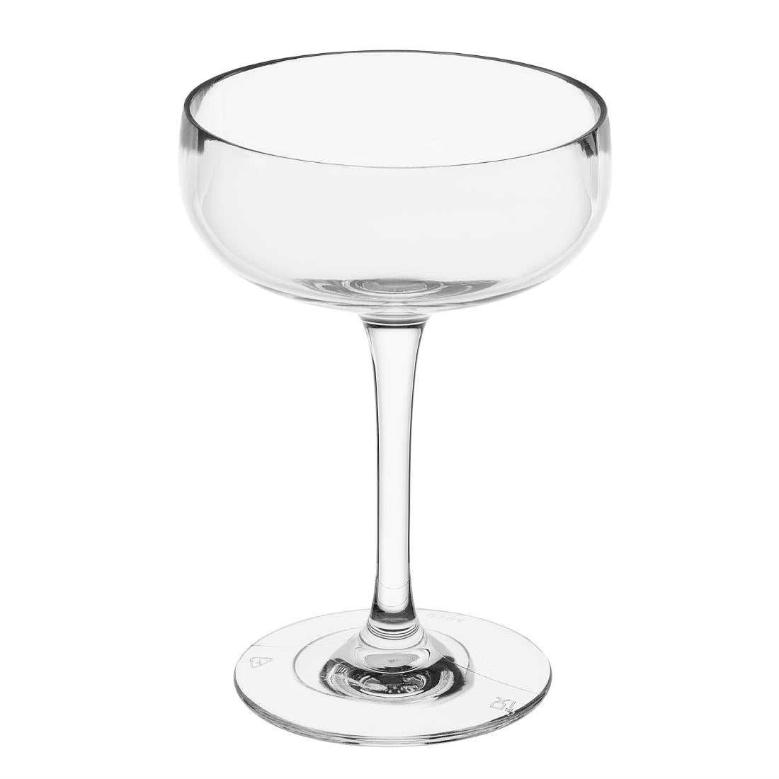 Olympia Kristallon Polycarbonate Champagne Coupe 210ml (12 Pack) • PAS-DM270