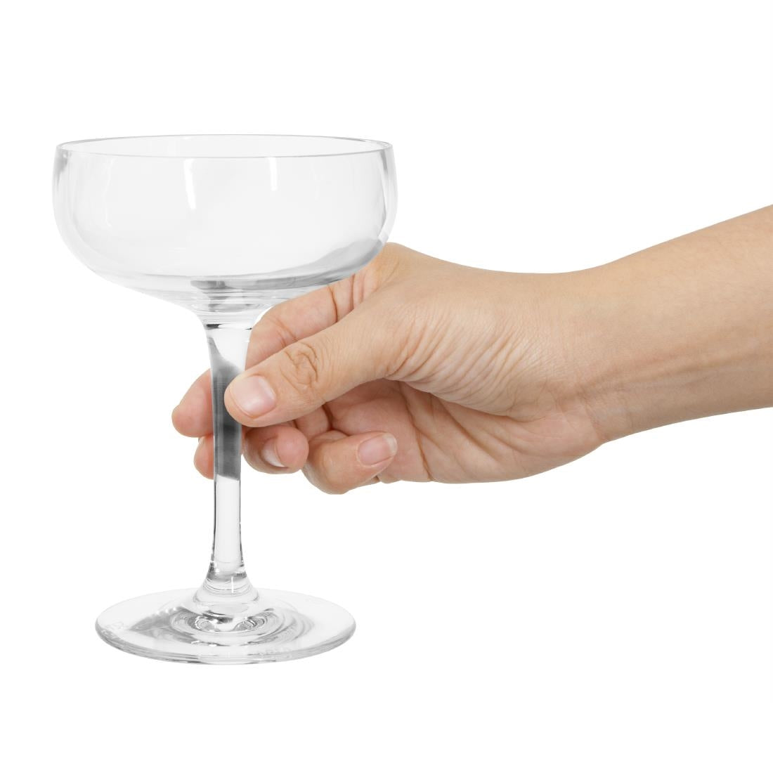 Olympia Kristallon Polycarbonate Champagne Coupe 210ml (12 Pack) • PAS-DM270