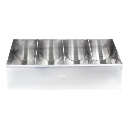 Olympia Cutlery Holder Stainless Steel • PAS-DM274