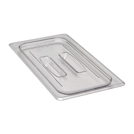 Cambro Polycarbonate Gastronorm Lid with Handle - 1/3 - Clear • PAS-DM713