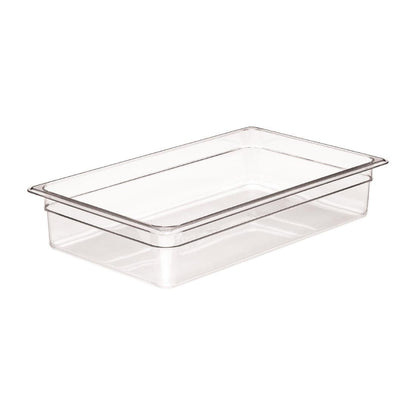 Cambro Polycarbonate Gastronorm - 1/1 100mm - Clear • PAS-DM729