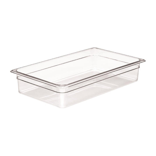 Cambro Polycarbonate Gastronorm - 1/1 100mm - Clear • PAS-DM729