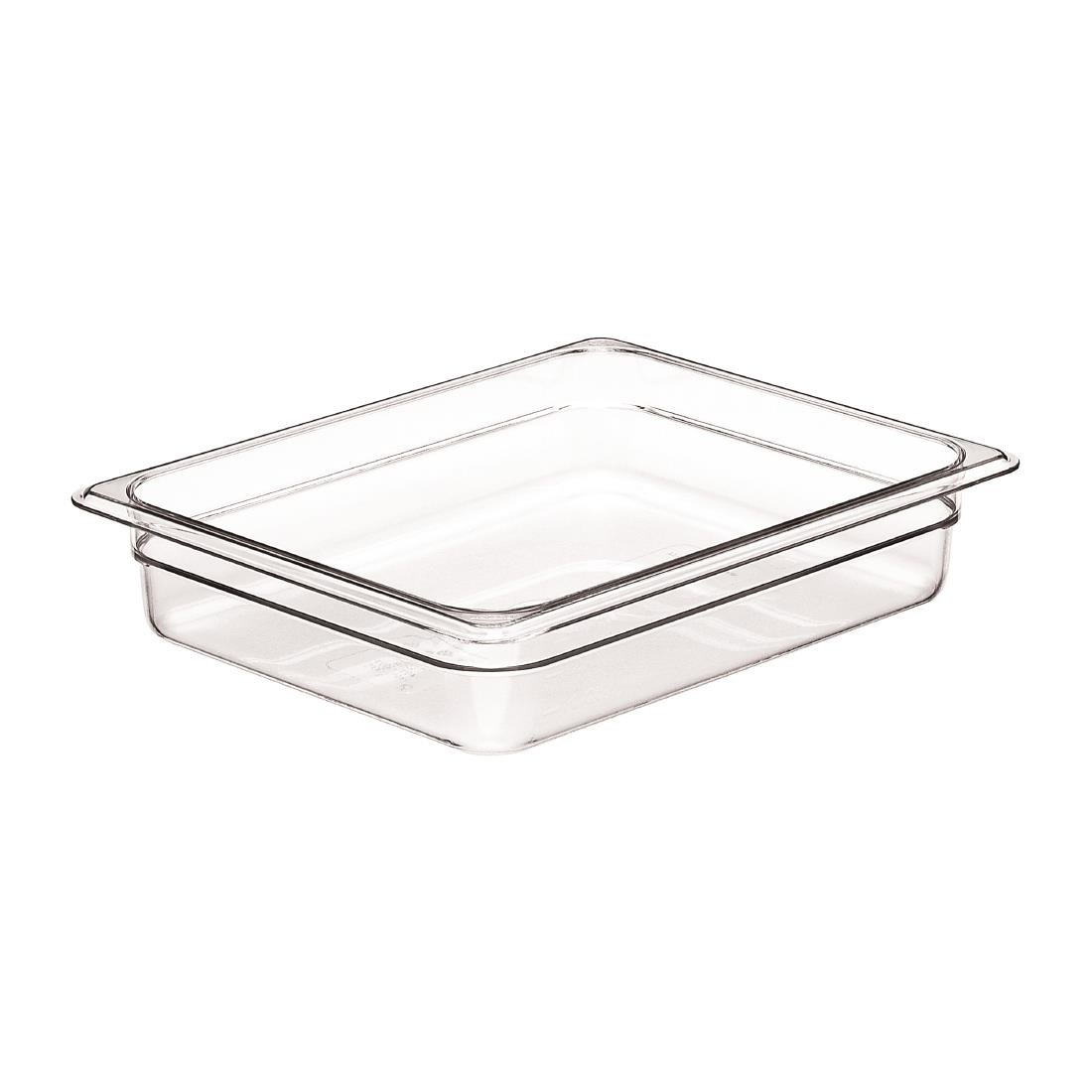 Cambro Polycarbonate Gastronorm - 1/2 65mm - Clear • PAS-DM730