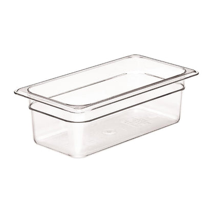 Cambro Polycarbonate Gastronorm - 1/3 100mm -Clear • PAS-DM734