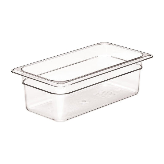 Cambro Polycarbonate Gastronorm - 1/3 100mm -Clear • PAS-DM734