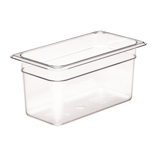 Cambro Polycarbonate Gastronorm - 1/3 150mm - Clear • PAS-DM735