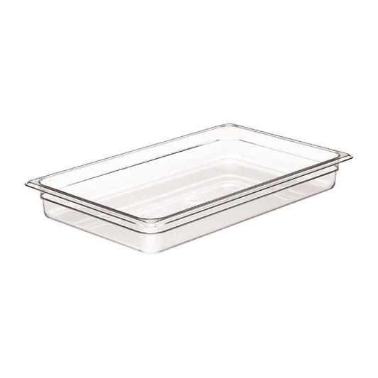 Cambro Polycarbonate Gastronorm - 1/1 65mm -Clear • PAS-DM740