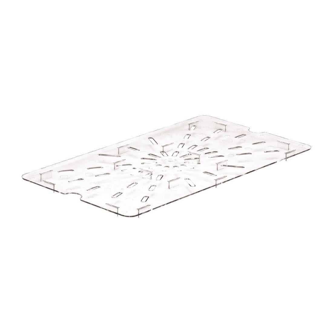 Cambro Polycarbonate 1/1 Gastronorm Tray Drain Shelf • PAS-DM741