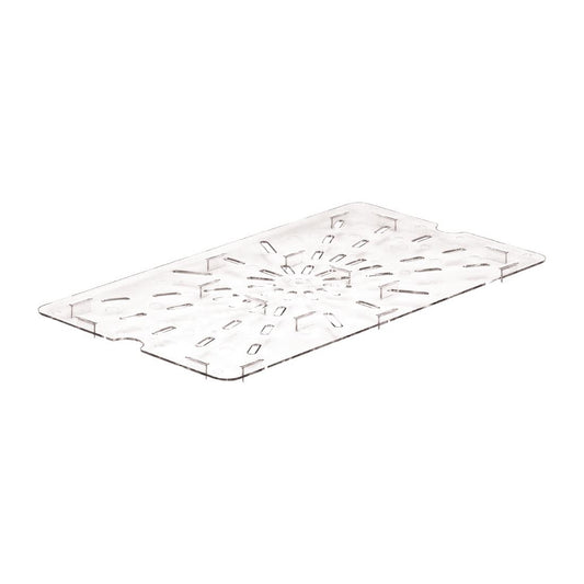 Cambro Polycarbonate 1/1 Gastronorm Tray Drain Shelf • PAS-DM741