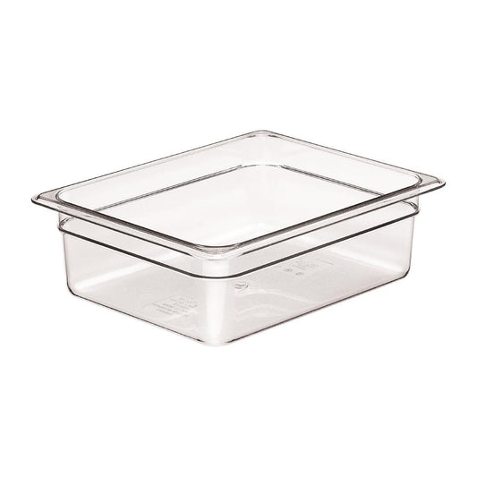 Cambro Polycarbonate Gastronorm - 1/2 100mm - Clear • PAS-DM744