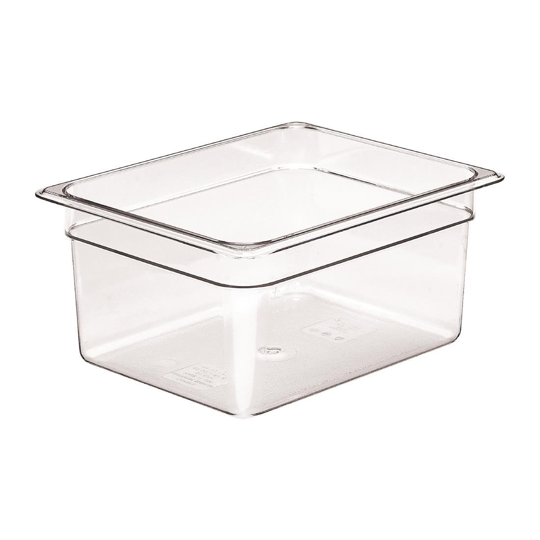 Cambro Polycarbonate Gastronorm - 1/2 150mm - Clear • PAS-DM745