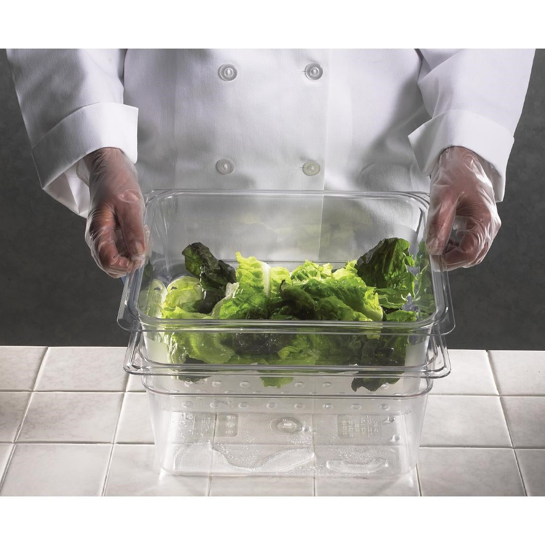 Cambro Polycarbonate Gastronorm - 1/2 150mm - Clear • PAS-DM745