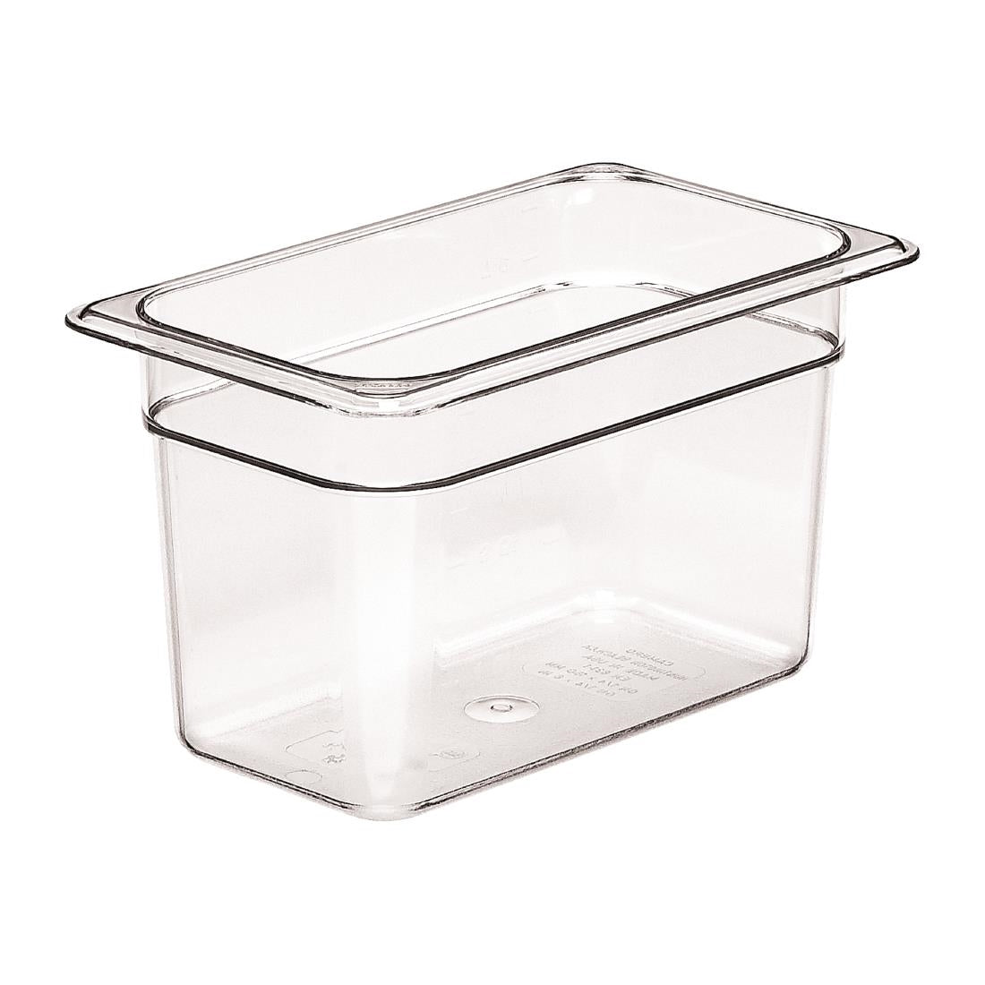 Cambro Polycarbonate Gastronorm - 1/4 150mm -Clear • PAS-DM747