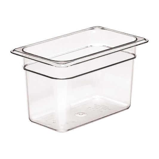 Cambro Polycarbonate Gastronorm - 1/4 150mm -Clear • PAS-DM747