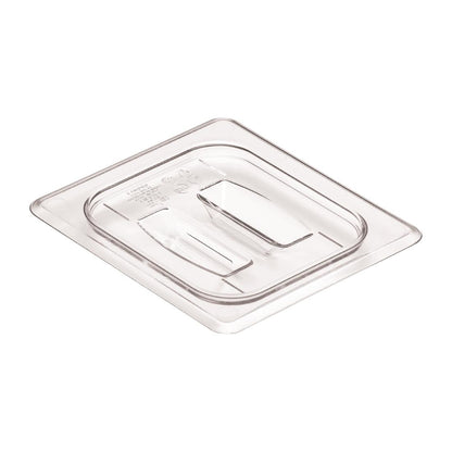 "Cambro Polycarbonate Gastronorm Lid with Handle- 1/6 - Clear" • PAS-DM756