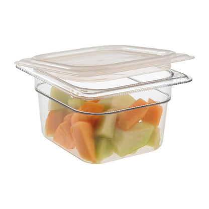 Cambro Polypropylene Seal Lid - Gastronorm 1/6 - Translucent • PAS-DM757