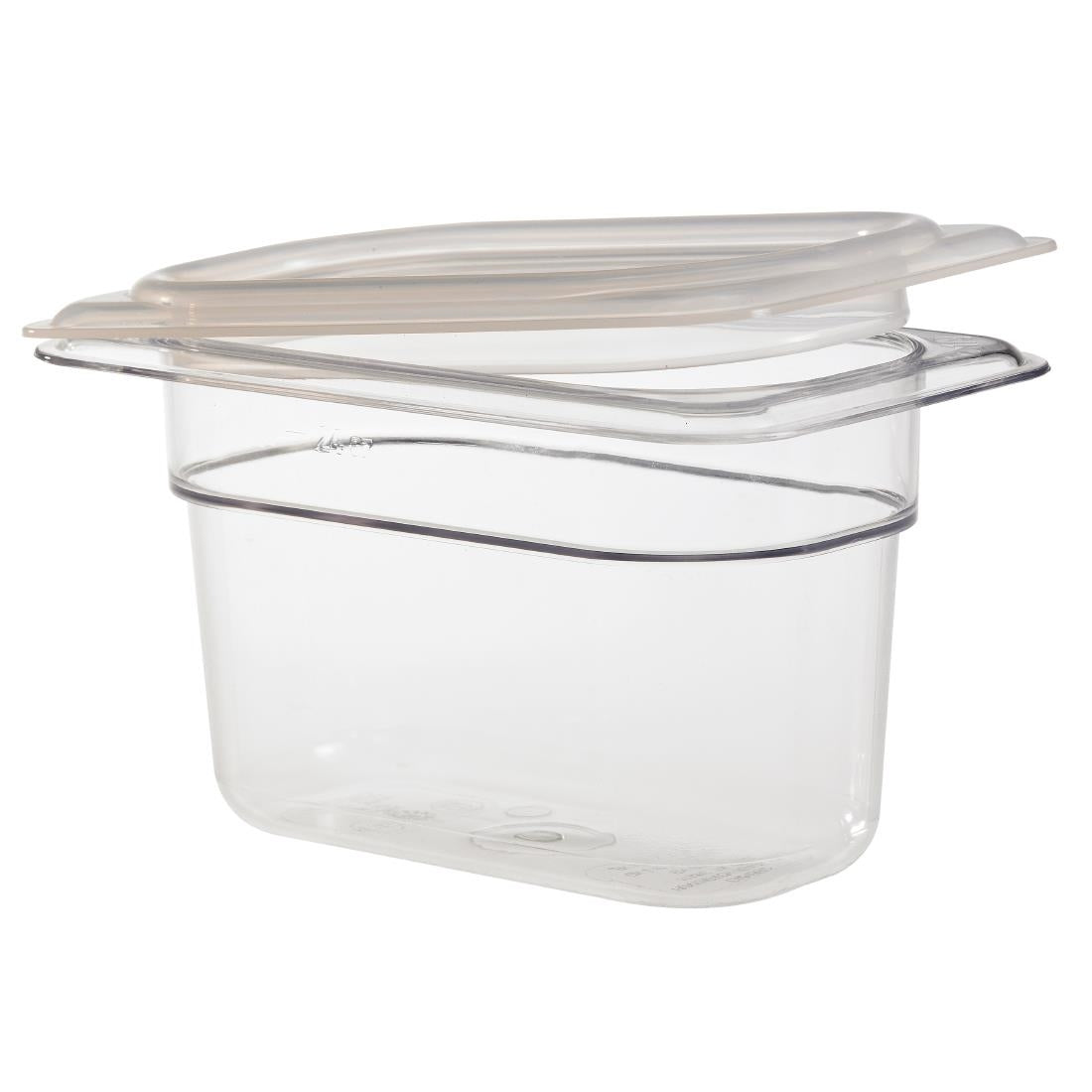 Cambro Polypropylene Seal Lid - Gastronorm 1/9 - Translucent • PAS-DM762