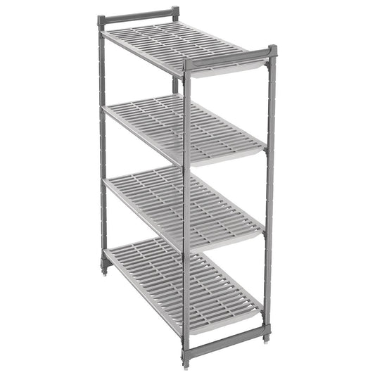 Cambro Camshelving Basics Plus 4 Tier  Shelving Starter Unit - 1830x1070x460mm • PAS-DM770