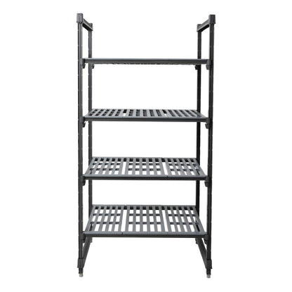 Cambro Camshelving Basics Plus  4 Tier Shelving Starter Unit - 1830x915x610mm • PAS-DM772