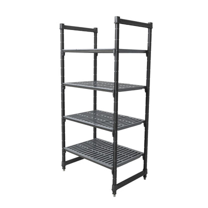 Cambro Camshelving Basics Plus  4 Tier Shelving Starter Unit - 1830x915x610mm • PAS-DM772