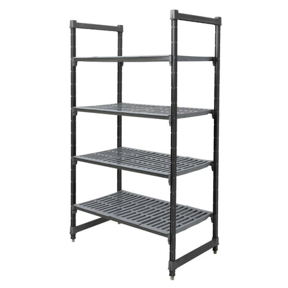 Cambro Camshelving Basics Plus  4 Tier Shelving Starter Unit - 1830x1070x610mm • PAS-DM773