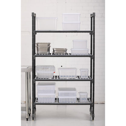 Cambro Camshelving Basics Plus  4 Tier Shelving Starter Unit - 1830x1070x610mm • PAS-DM773