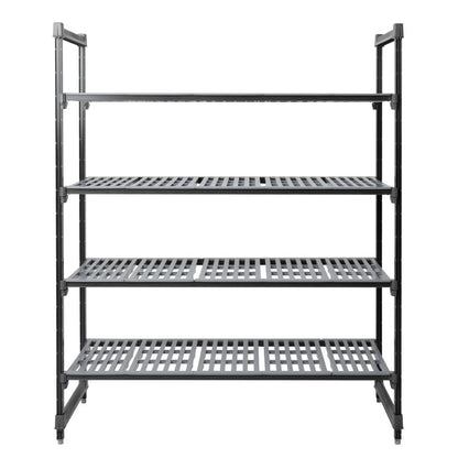 Cambro Camshelving Basics Plus 4 Tier Shelving Starter Unit - 1830x1525x610mm • PAS-DM776