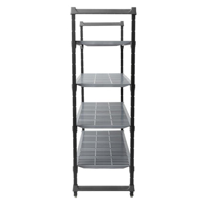 Cambro Camshelving Basics Plus 4 Tier Shelving Starter Unit - 1830x1525x610mm • PAS-DM776