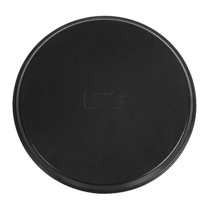 Cambro Camtread Non-Slip Round Tray - Black - 405mm • PAS-DM782