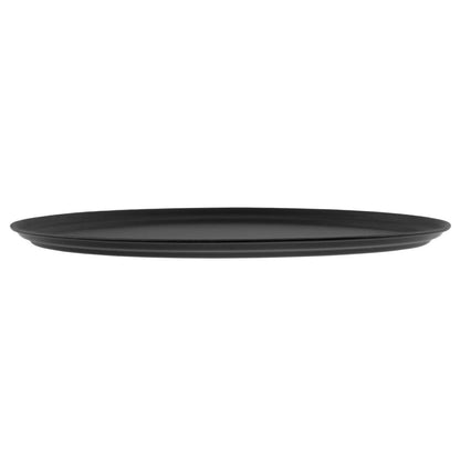 Cambro Camtread Non-Slip Oval Tray - Black - 560x685mm • PAS-DM783