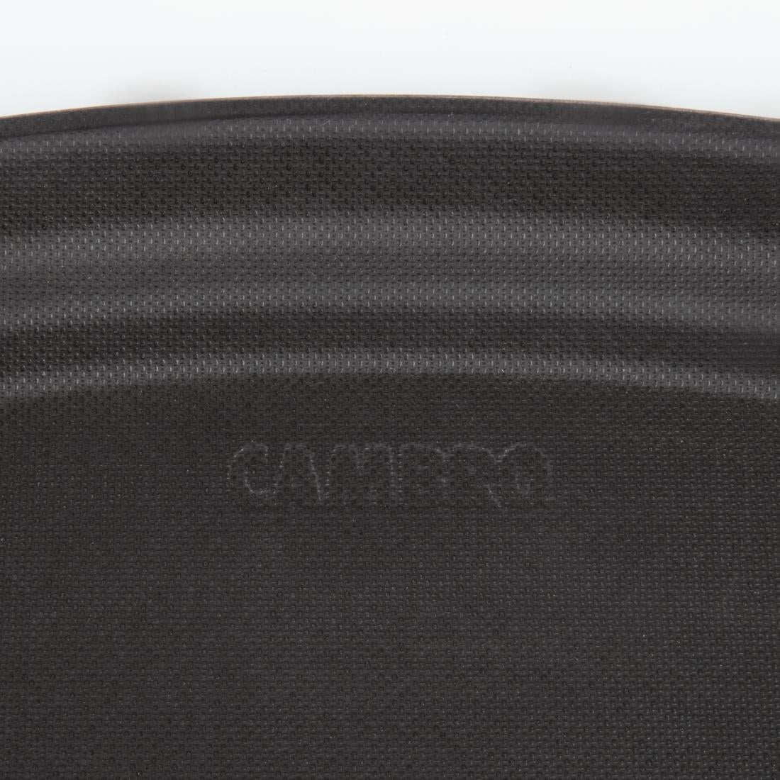 Cambro Camtread Non-Slip Oval Tray - Black - 560x685mm • PAS-DM783