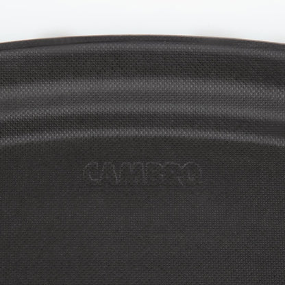 Cambro Camtread Non-Slip Oval Tray - Black - 560x685mm • PAS-DM783
