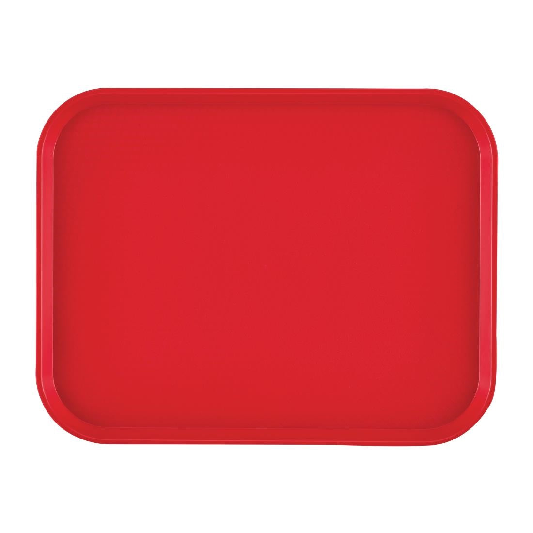 Cambro Fast Food Tray Rectangular - Red - 300x410mm • PAS-DM800