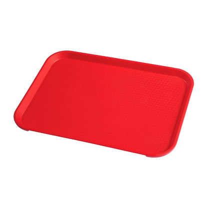 Cambro Fast Food Tray Rectangular - Red - 300x410mm • PAS-DM800