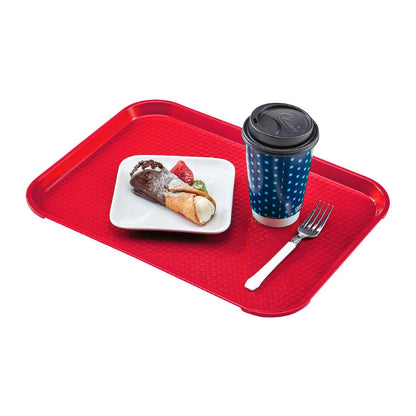 Cambro Fast Food Tray Rectangular - Red - 300x410mm • PAS-DM800