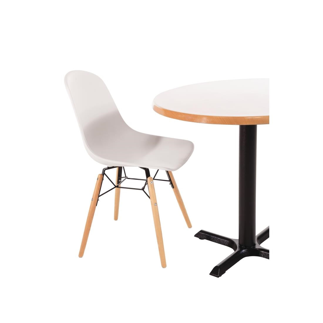 Bolero Arlo Side Chair White (2 Pack) • PAS-DM840