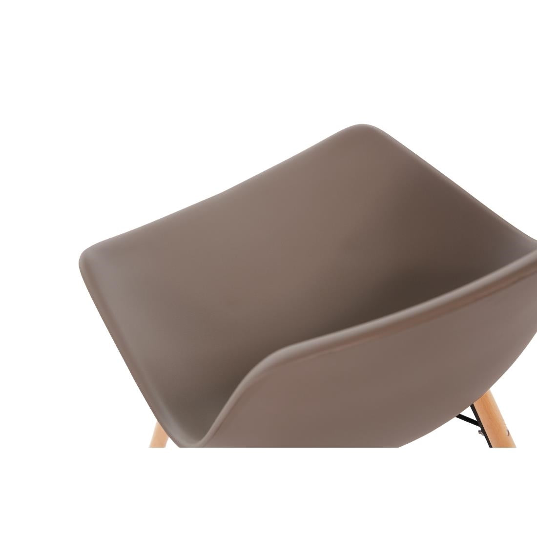 Bolero Arlo Side Chair Coffee (2 Pack) • PAS-DM842