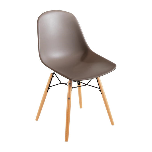 Bolero Arlo Side Chair Coffee (2 Pack) • PAS-DM842