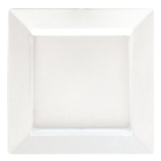Ryner Melamine Square Platter White - 400x400mm (2 Pack) (Material: Melamine | 400x400mm (Box 2)) • PAS-DN385