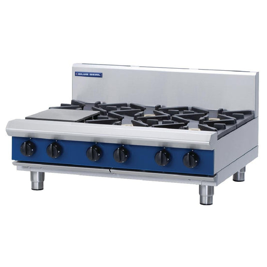 Blue Seal by Moffat 4 Burner Propane Gas Cooktop G516C-B • PAS-DN406-P