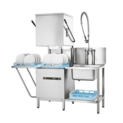 Hobart ECOMAX604 Hood Type Dish & Glasswasher • PAS-DN483