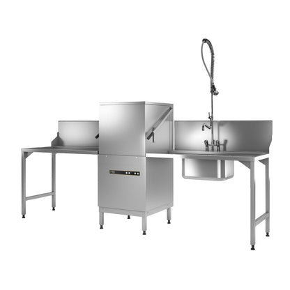 Hobart ECOMAX604 Hood Type Dish & Glasswasher • PAS-DN483