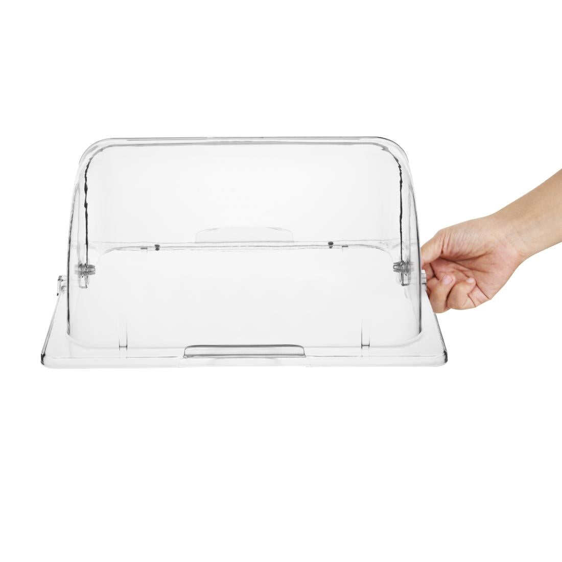 Olympia Kristallon PC Rolltop Cover GN 1/2 (338(L)x283(W)x146(H)mm) • PAS-DN640